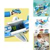 Aircraft Storage Military Backpack Playset With Plastic Construction For Children