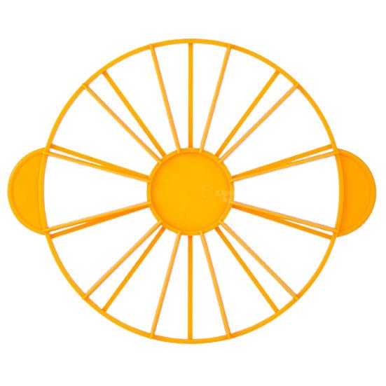 

Разделитель для торта на 10/12 частей Экономия времени Равномерная нарезка Круглая форма для выпечки Маркер Равные порции Слайсер для пирога для пекарни жёлтый