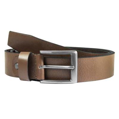 Belt - LEONARDO VERRELLI - 140 Cm - Genuine Leather - Brown - Pin Buckle