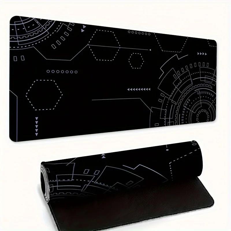 White Wire Technology large gaming mouse pad Office computer laptop desk mat Computer electronic non-slip desktop accessories