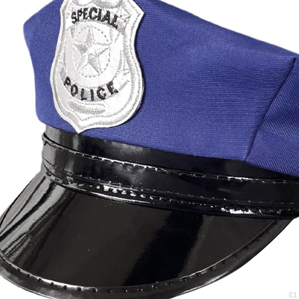Chapeau de policier pour enfant Accessoire Photo Cop pour Déguisement Halloween Fête