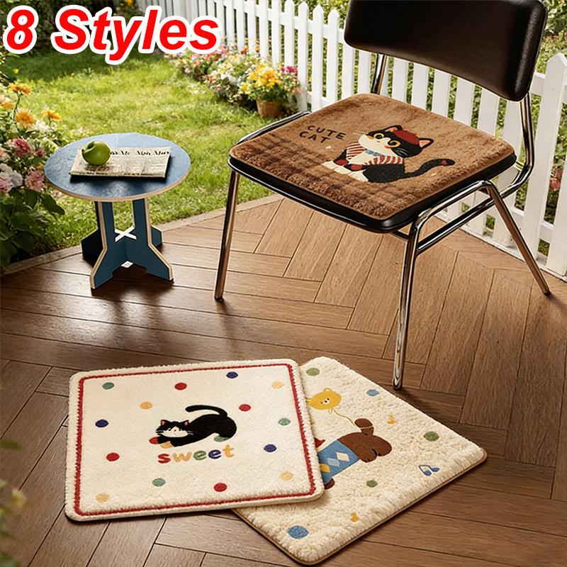35x35cm Chair Cushions Cute Seat Cushion Office Student Seat Pads Home Decor All-Season Non-slip Funny Multiple Colors