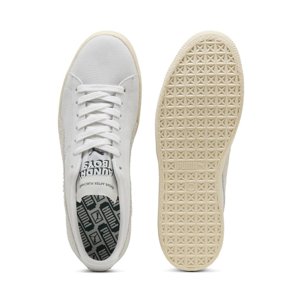 401043-01 Puma Clyde Laundry Boys 2 Puma White Frosted Ivory (Men's)