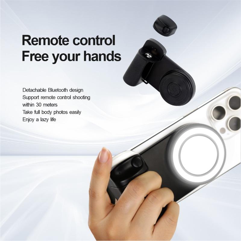 Phones Magsafe Magnetic Selfie Light,Bluetooth Remote Selfie, Magsafe Phones Photography Fill Light Set for All Mobile Phones