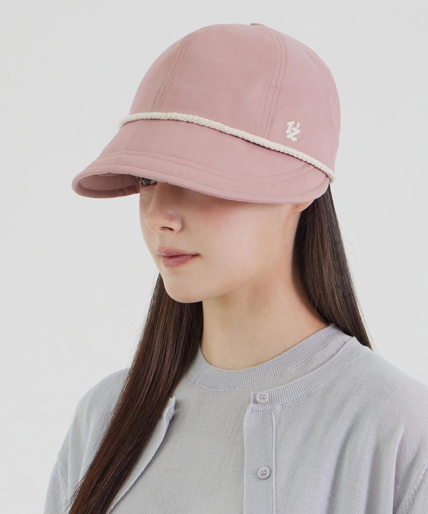 Bajal Flow Vz Natural Rope Bonnet Hat Pink