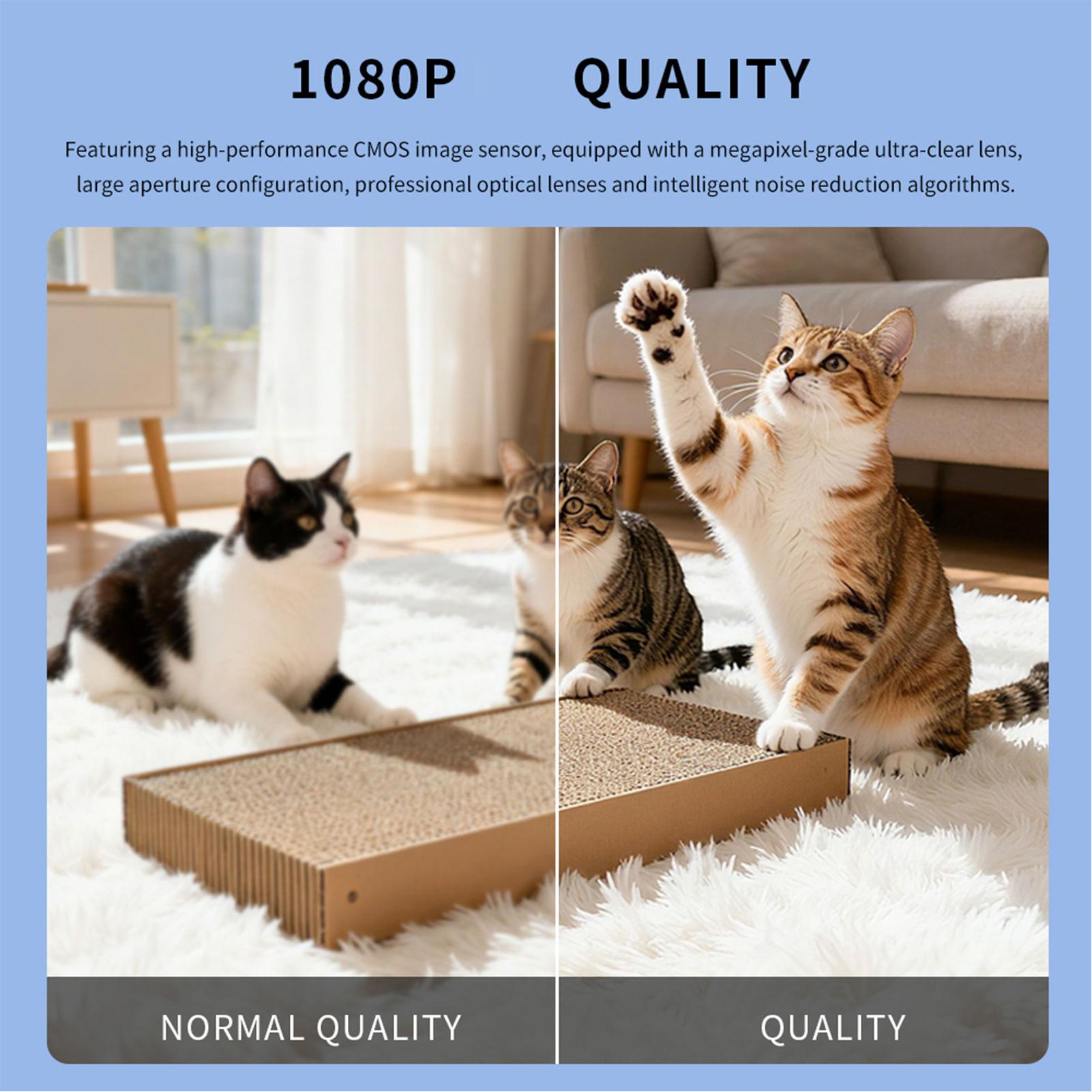

Wireless Smart Security Camera with Motion Detection Battery Powered 1080P WiFi Camera with Cloud Storage and Night