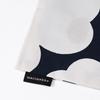 Marimekko cushion cover, 50 x 50 cm, Pieni Unikko pattern, blueberry, white, cold blue, 76433 076433 585. Cushion insert sold separately. Scandinavian