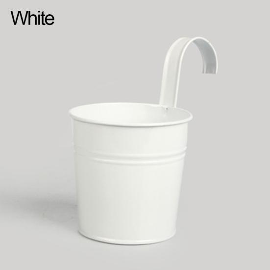 Flower Holder Bright Color Space-saving Sturdy Thickened Body Flower Holder for Courtyards