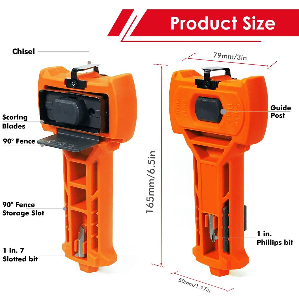 Door Latch Mortise Tool Installation Kit+Ball Door Lock Installation Kit Fit 1-3/4" or 1-3/8" Thick Door Only for Wood Doors