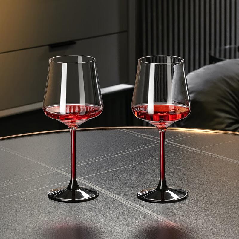 Genas Crystal Red Wine Goblet Set, 425ml (Pair)