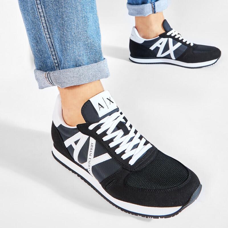 Armani Exchange Rio Sneakers (XUX017) Black/white