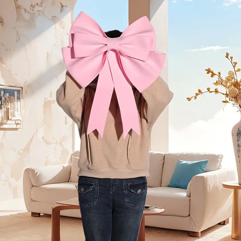 

DIY Handmade Craft Bag EVA Material Giant Pink Decorated Bow Set for Wedding Christmas Easter Birthday Party Decorations