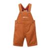 3/4 Length Overalls Logo Salopette Baby Kids 80cm Brown 10-3334-572