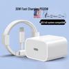 PD30W Fast Charger with 3C Certification for Apple 17, Includes Cable for Apple 16