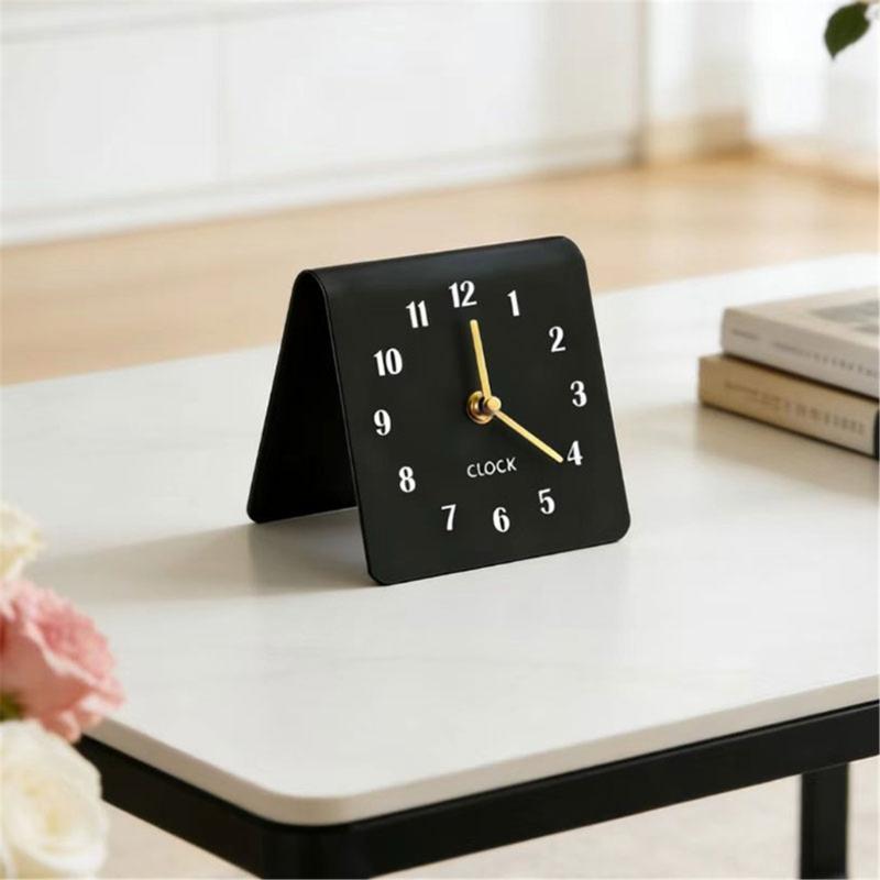 Modern Bedsides Table Analog Clock With Big Number Birthday Christmas Gift For Elderly And Kids No Battery Included