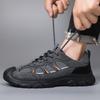 Shoes Men's Summer Hollow Soft-soled Casual Men's Shoes Sports Shoes Thick-soled Mesh Breathable Mountaineering Shoes Outdoor Tooling Shoes