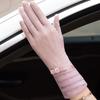 Womens Uv Sun Protection Gloves With Breathable Ice Silk For Driving And Outdoor Activities