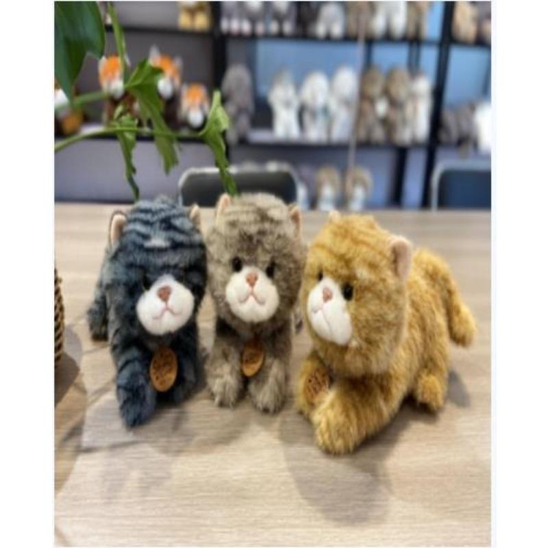 

Имитация кошки-лисы, кукла, трехцветная поза кошки, плюшевая игрушка, кукла-машина, кукла-машина для захвата 25cm