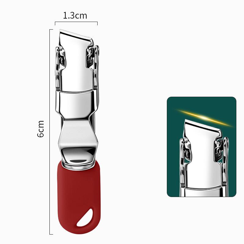 Bevel Nail Clipper Long Handle Wide Jaw Slant Tip Nail Clippers Suitable For Thick Nails Care Thick Nail Trimming Manicure Tool