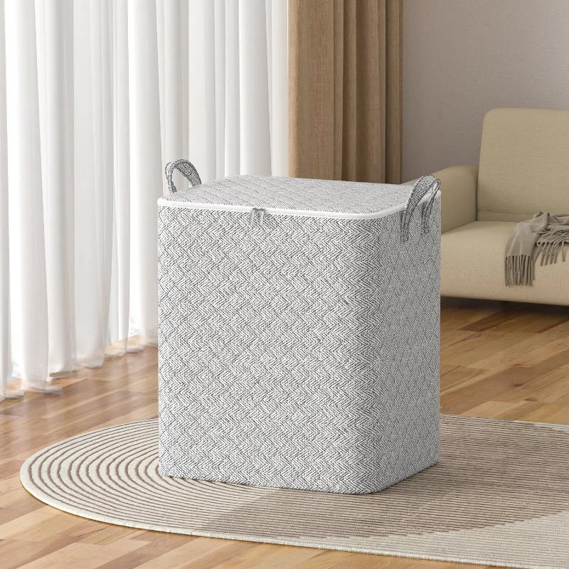 Large-capacity Gray Arrow Clothing Dust-proof Quilt Storage Bag Is Convenient To Organize Sweaters Pants Quilts Toys and Other Storage