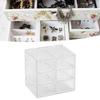 Grid Storage Box Dustproof Transparent Plastic Container Organizer for Jewelry Necklace DIY Art