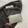 Popular Crocodile Pattern Chain Small Square Handbag Crossbody Bag