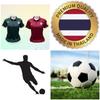 Thailand Women FOOTBALL SOCCER NATION TEAM JERSEY SHIRT HOME FAN Print Polo Collar Quick Dry Short Sleeve Uniform Elephant Logo Sport