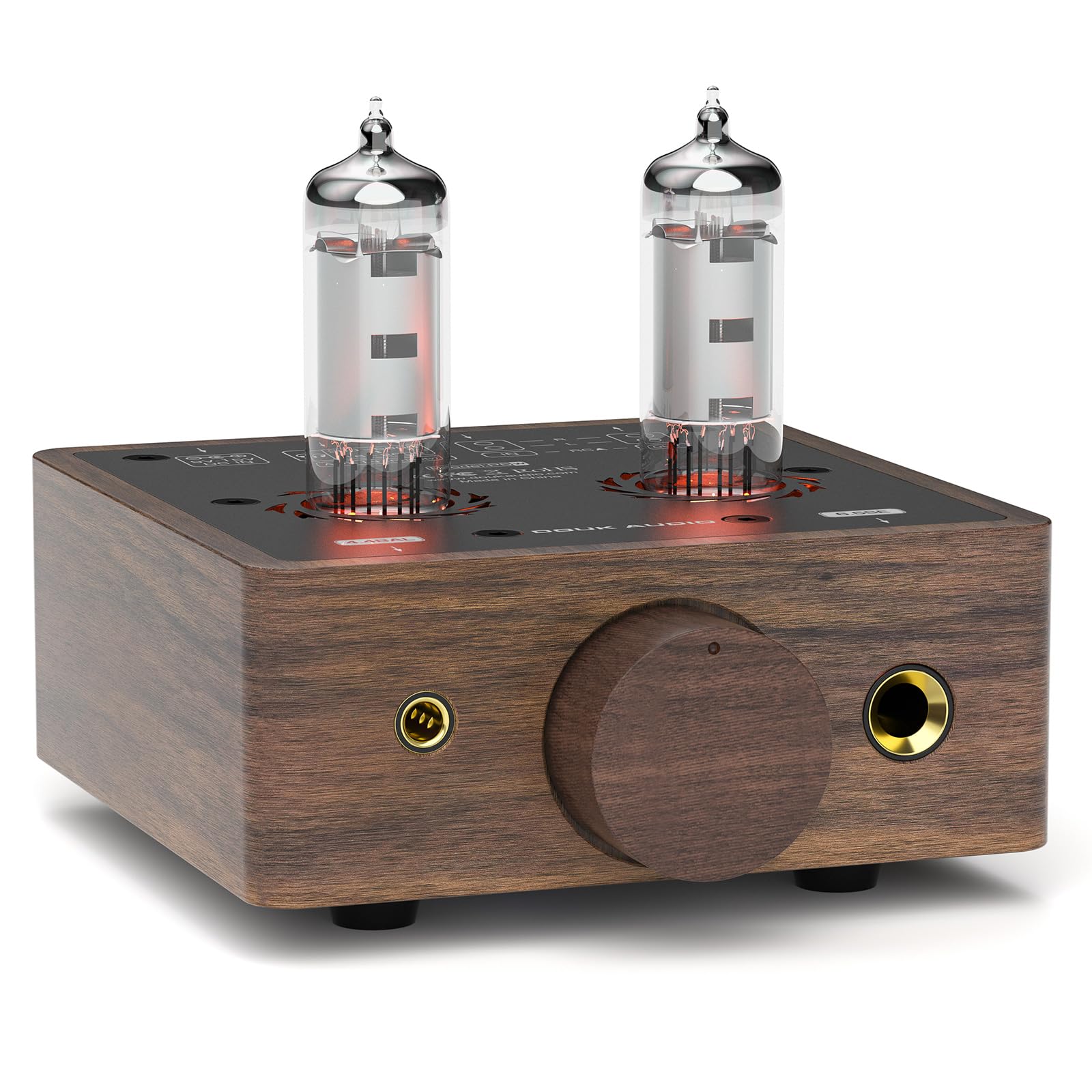 

Nobsound P5 HIFI Vacuum Tube Headphone Dual Mono 200V High Voltage Replaceable Vacuum Low for Audiophiles Amplifier Design, 4.4mm & 6.35mm Output,
