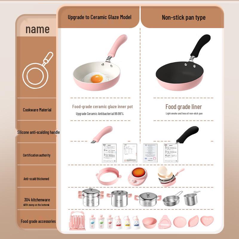 Kids' Real Cooking Mini Kitchen Play Set