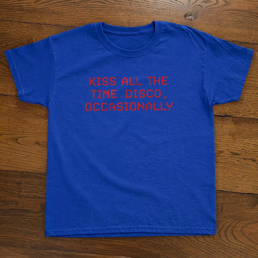 Harry Style Album Merch Kiss All The Time. Disco Occasionally T-shirt 2026 Summer Men Women New Tour Concert Oversized T-shirt 4XL