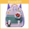 Lightweight Anime Pattern Kids Backpack With Comfort Padded Straps For Preschool And Daycare