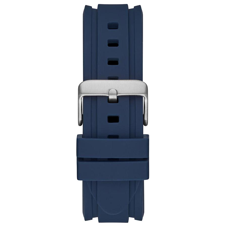 Guess Men's GW0211G1 Silver Stainless Steel Quartz Casual, Silver, Quartz Movement GW0211G1