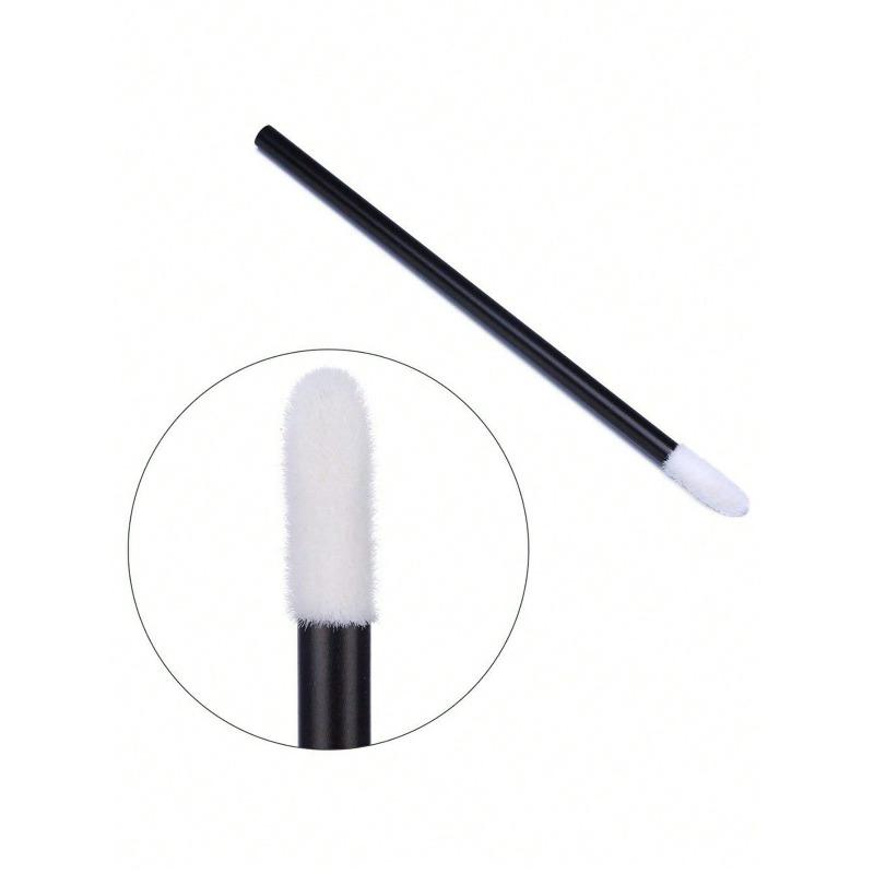 50 Stück Einweg-Lipgloss-Applikatoren, Professionelle Make-up-Werkzeuge für Wimpern und Lippen, Augenbrauenbürste, Lipgloss-Applikator für Beauty-Werkzeug