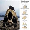1PC Raven, Skull Blanket - Soft Warm All-Season Throw for Sofa, Bed, Car, Office, Throw For Sofa Yy250916093