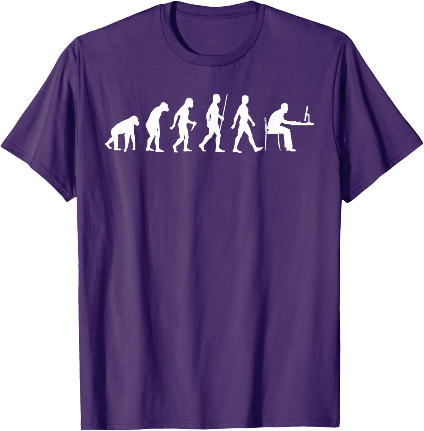 

Evolution of Man Computer Programmer Funny Lover IT TShirt 4XL