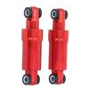 1 Paar Elektroroller Hinterradstoßdämpfer Dämpfer Aluminiumlegierung Klappbares Federungssystem Rot