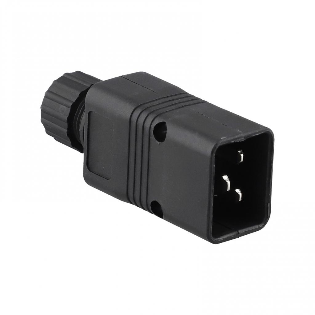 C20 and C19 Compatible Electrical Power Cable Connector Rated At 250V 16A