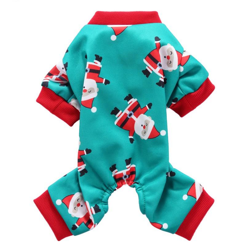 Christmas Pet Dog Outfit Four-Legged Costume Reindeer Santa Snowman Design Seasonal Holiday Apparel Small Medium Large Dogs