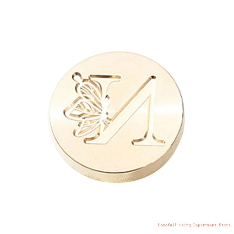 Butterfly Letter Pattern Wax Stamp Head, Sealing Wax Stamp Head Replacement