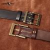 High-end Trendy Retro Handmade Top Layer Cowhide Belt Fashionable Casual All-match Genuine Leather Belt