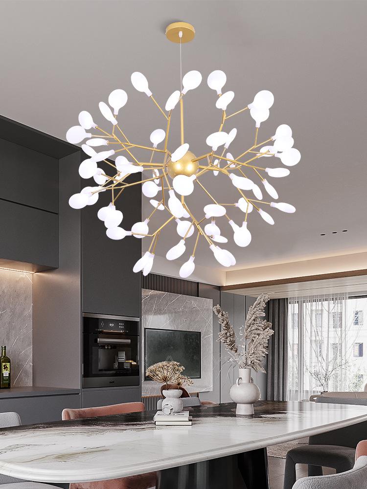 Firefly Chandelier: Modern Nordic Luxury Lighting for Living Rooms, Bedrooms, and Restaurants
