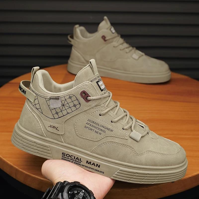 

Мужская обувь повседневные кроссовки на платформе скейтборд кожа модельер роскошные спортивные беговые безопасные теннисные лоферы