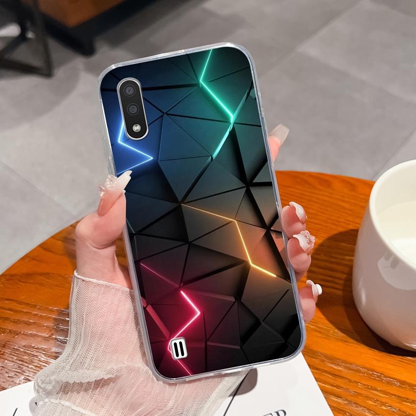 For Samsung F13 A9 C7 M31 M01 M10 Brilliant Starry Sky Pattern Phone Case Transparent TPU Advanced Anti Fingerprint Shell For Samsung Soft Back Covers