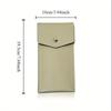 Modern Minimalist PU Leather Large Capacity Multiple Storage Bag, Solid Color Leather Student Stationery Bag, Pen Protective Cover