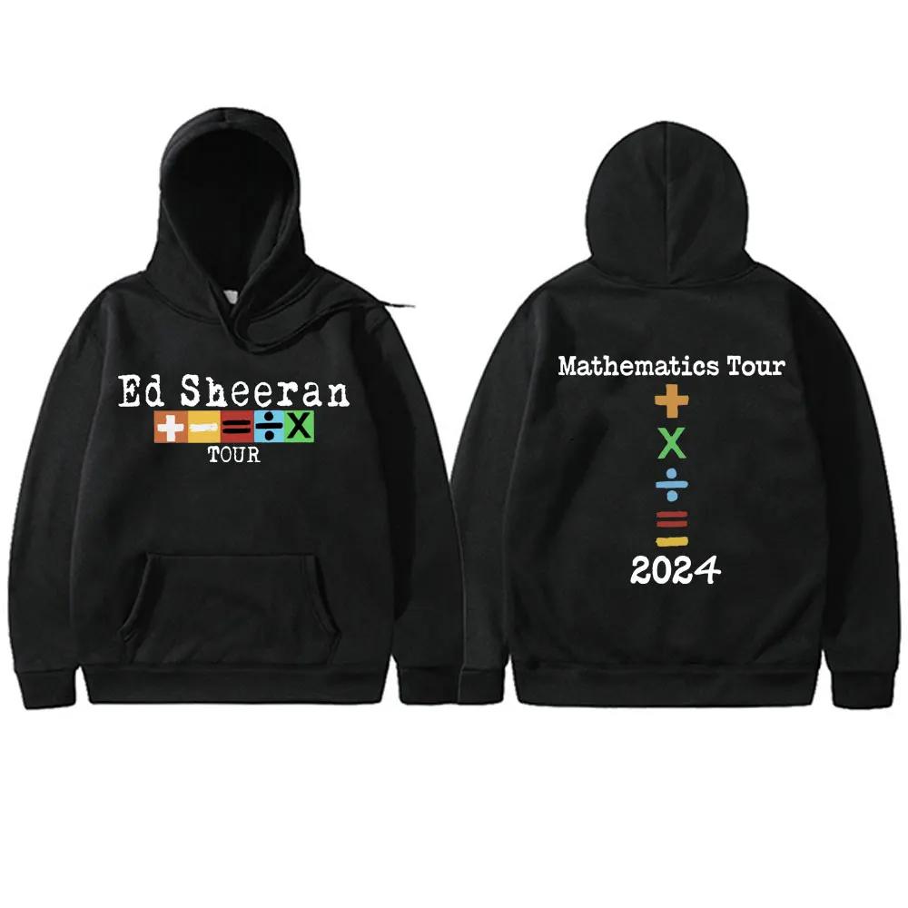 Pop Singer Ed Sheeran Concert Tour Mathematics Hoodie Men Women FleeceSweatshirt Men's Hip Hop  Hoodies