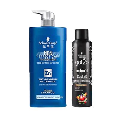 Schwarzkopf Herren Öl-Kontroll Shampoo & Haargel Set