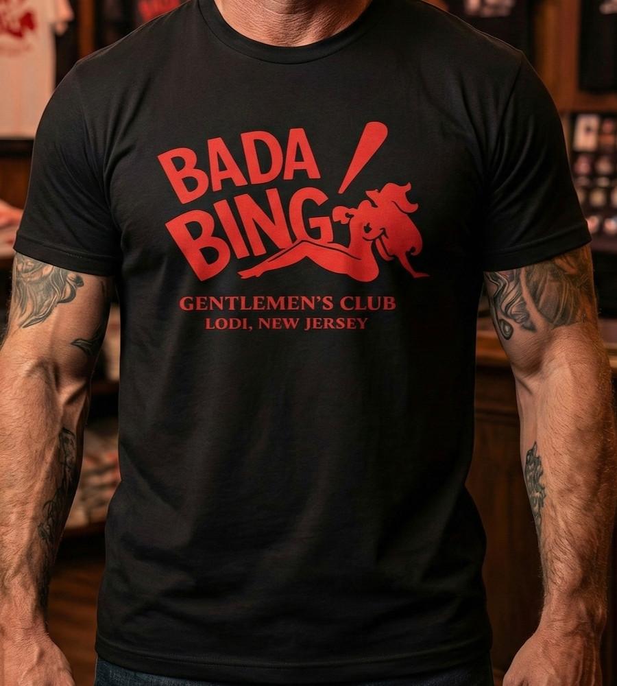 Бада Бинг Клуб Джентльменов Сопрано Лоди Нью-Джерси Дизайн Футболки Унисекс Футболка M