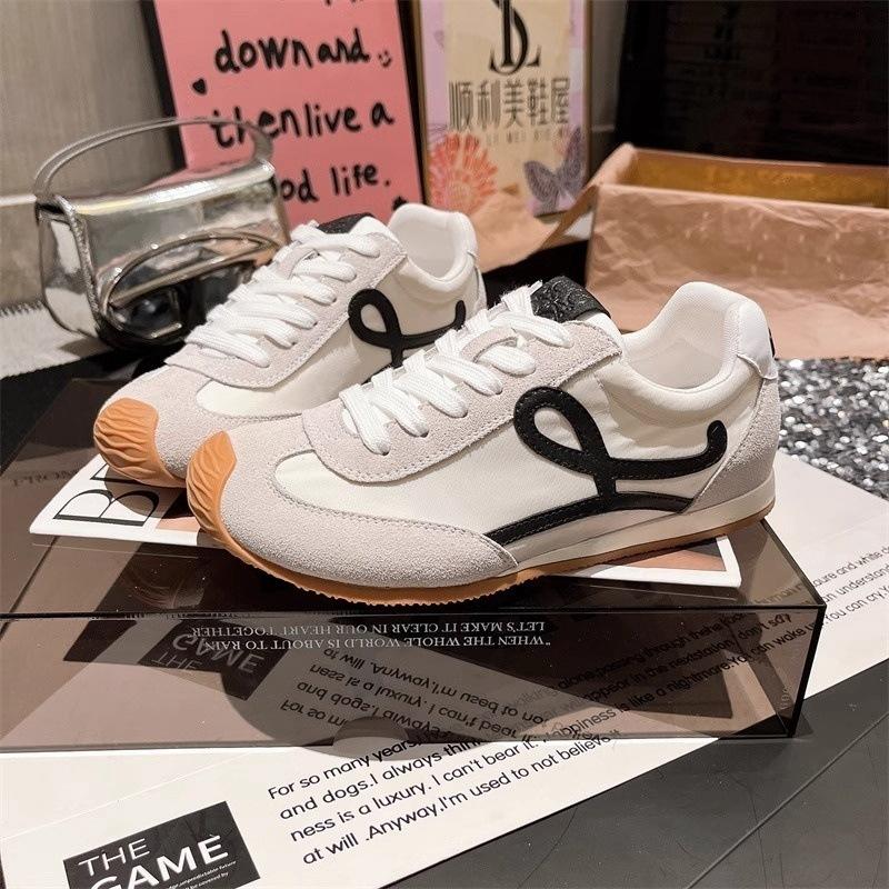 

Кросівки Spot Forrest Gump універсальні для відпочинку та спорту 2025 весна нова популярна корейська версія мода ретро маленькі білі кросівки жіноче взуття 40 бежевий