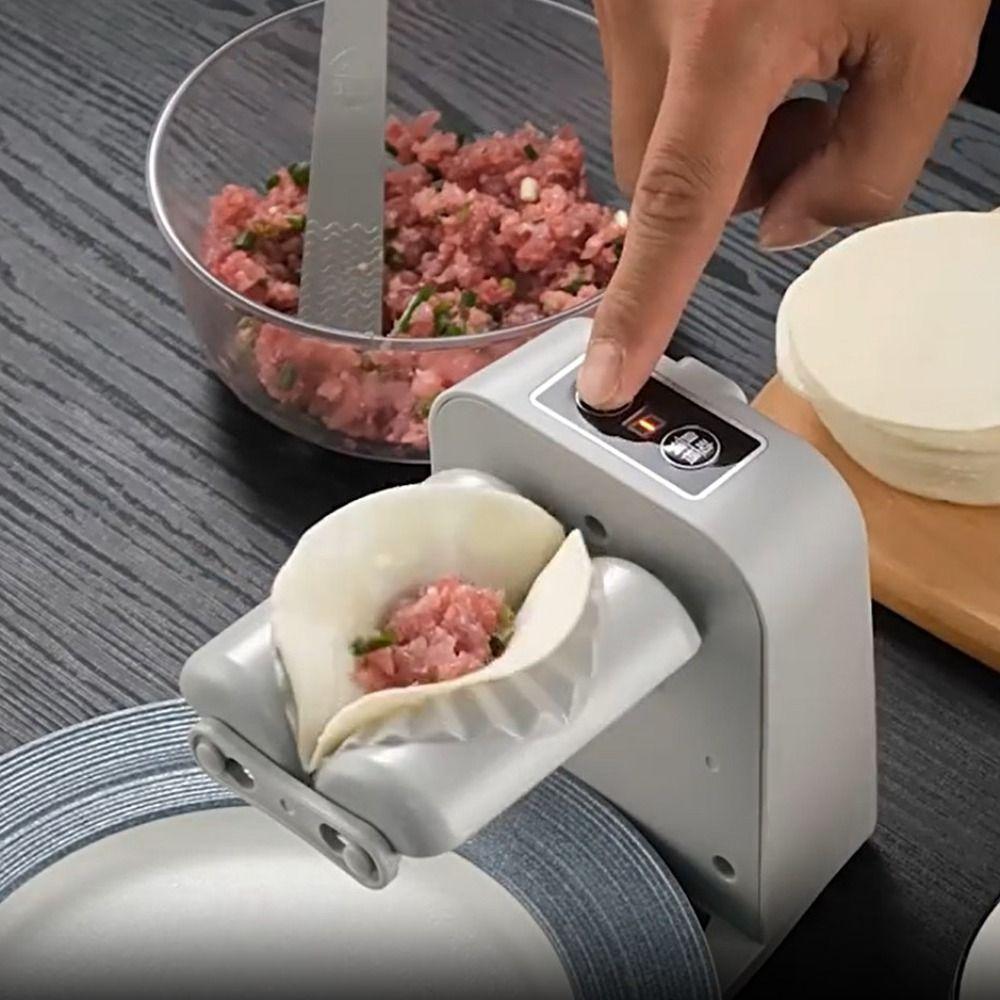 Electric Automatic Dumpling Maker Labor-saving Rechargeable Dumpling Making Machine Quick DIY Pressing Dumpling Mould Lazy