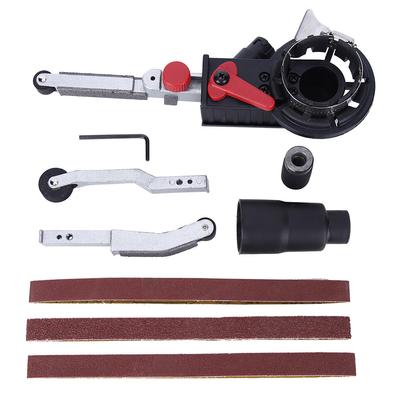 Bandschleifer Winkelschleifer Zubehör Aluminiumlegierung Schwarz 3 Arbeitsarm für 10mm Spindel